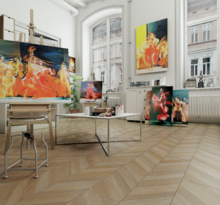 SWISS KRONO № 4561 Carmen Oak 8мм / AC5/4V