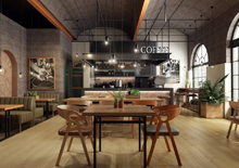 SWISS KRONO № 40454 Cappuccino Oak10мм / AC5/4V